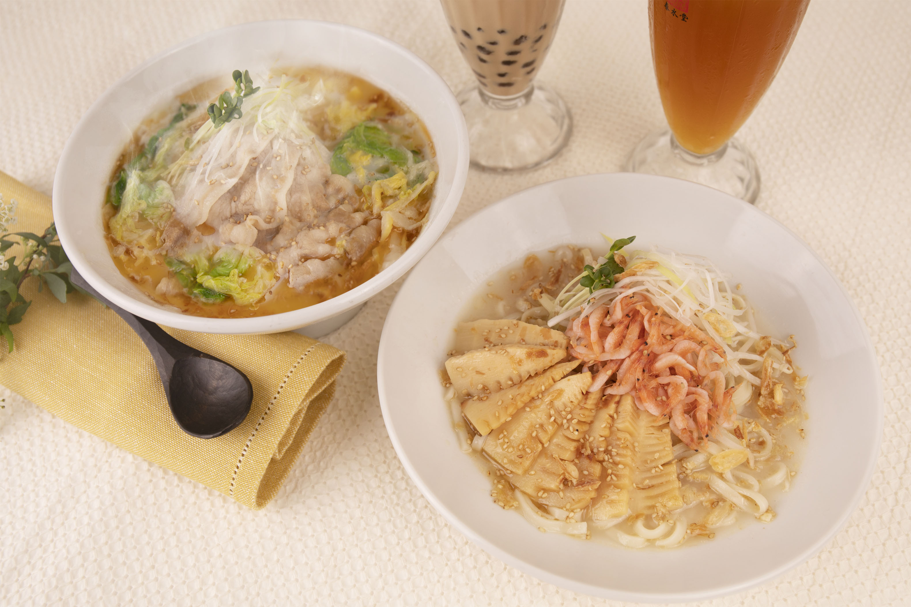 タピオカミルクティー発祥の台湾カフェ 春水堂 3 2 月 台湾グルメ 酸菜白肉麺 サンサイパイローメン など期間限定発売